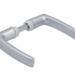 Deurklink blok design aluminium F1