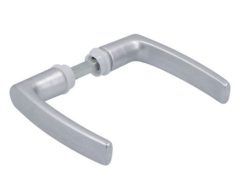 Deurklink blok design aluminium F1