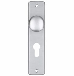 S2 Binnendeurschild knop PC55, aluminium