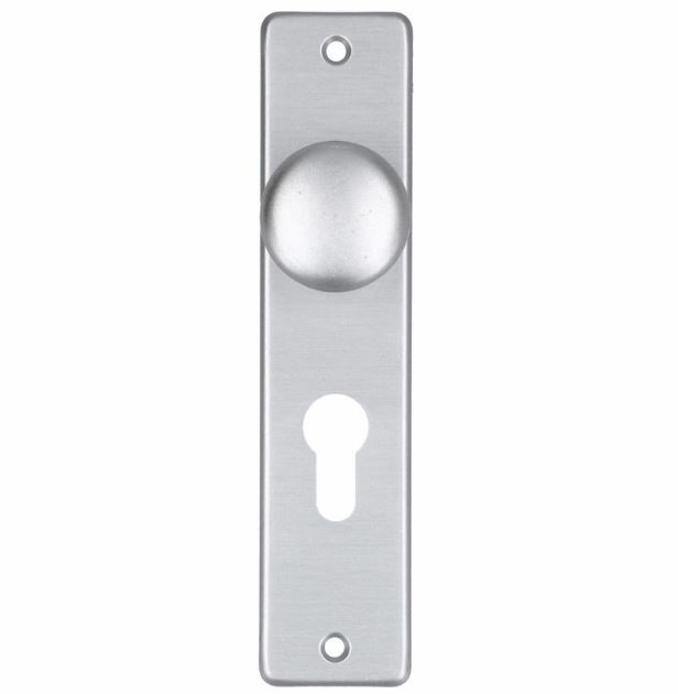 S2 Binnendeurschild knop PC55, aluminium
