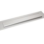 S2 briefplaat aluminium F1 - naturel rechthoekig