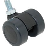 Zwenkwiel voor stoelen met zacht loopvlak M10
