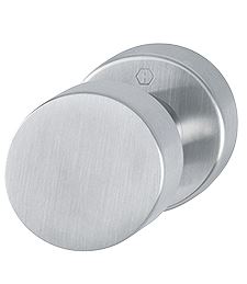 Hoppe voordeurknop aluminium F1