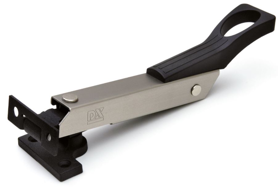 Raamuitzetter wegdraaibaar rvs-zwart