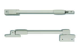 Telescopische raamuitzetter 30 cm wit