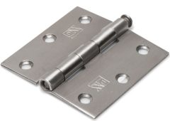 Scharnier 76x76 mm rechte hoek losse pen rvs