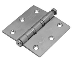 Kogellagerscharnier 76x76 mm rechte hoek losse pen rvs