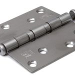 Kogellagerscharnier 89x89 mm rechte hoek losse pen rvs