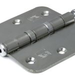 Kogellagerscharnier 76x76 mm ronde hoek losse pen