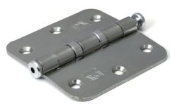 Kogellagerscharnier 76x76 mm ronde hoek losse pen