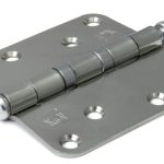 Kogellagerscharnier 89x89 mm ronde hoek losse pen
