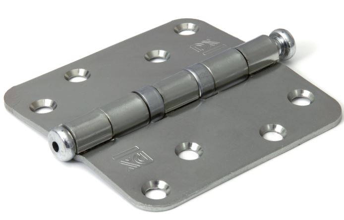 Kogellagerscharnier 89x89 mm ronde hoek losse pen