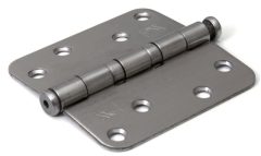 Kogellagerscharnier 89x89 mm ronde hoek rvs