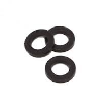 Nylon ring voor paumelle scharnier 14 mm zwart