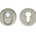 Intersteel SKG3 Veiligheid-rozet + kerntrekbeveiliging nikkel mat