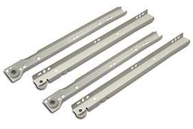 Paar ladegeleiders 30 cm wit