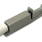 Deurvastzetter voetstift 25x120 mm zilvergrijs