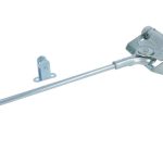 Deursluiter zwaarte 1 staal blank verzinkt