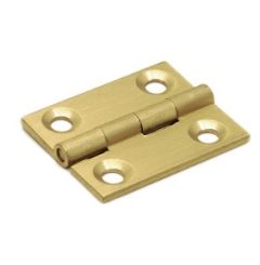 Smalscharnier 30x25 mm massief messing