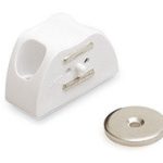 Magneetsnapper hoekmodel wit
