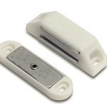 Magneetsnapper 6 kg kunststof tegenplaat wit