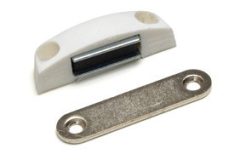 Magneetsnapper Atlas opschroevend 4kg kunststof wit