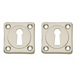 Intersteel Sleutelrozetten 38x38x5mm nikkel mat