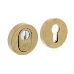 Intersteel SKG3 Veiligheid-rozet + kerntrekbeveiliging messing getrommeld