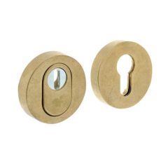 Intersteel SKG3 Veiligheid-rozet + kerntrekbeveiliging messing getrommeld