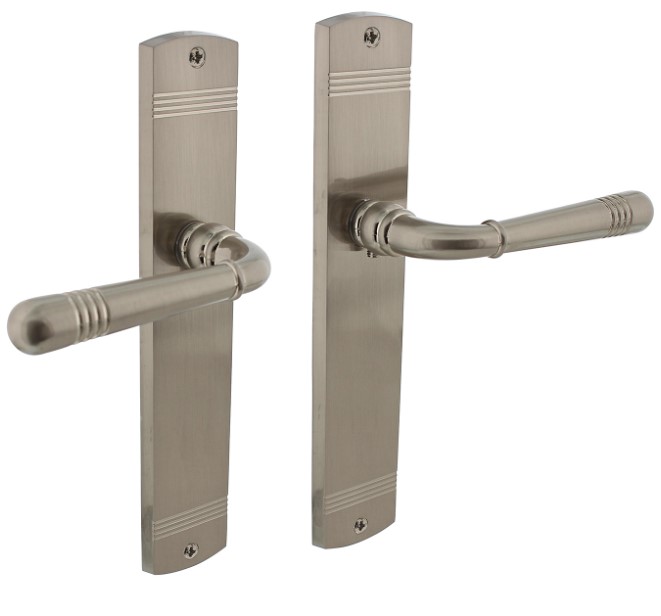 Intersteel deurklink Helena op schild blind nikkel mat