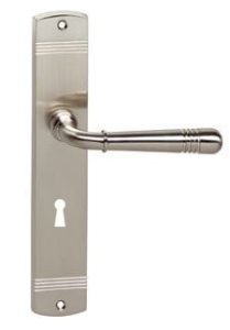 Intersteel deurklink Helena op schild SL72 nikkel mat