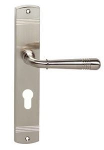 Intersteel deurklink Helena op schild PC72 nikkel mat