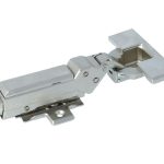 Keukenscharnier half opliggend met soft-close demping