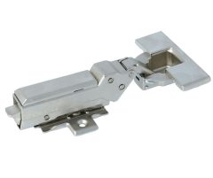 Keukenscharnier half opliggend met soft-close demping