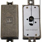 Spanjoletslot 15 mm Links brons