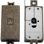 Spanjoletslot 15 mm Rechts brons