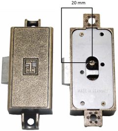 Spanjoletslot 20 mm Rechts brons