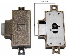 Spanjoletslot 30 mm Rechts brons