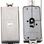 Spanjoletslot 15 mm Links Vernikkeld