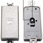 Spanjoletslot 15 mm Rechts Vernikkeld