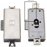 Spanjoletslot 20 mm Rechts Vernikkeld