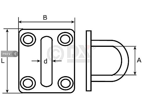Dekoog 6 mm rvs AISI 316 - Afbeelding 2