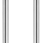 Intersteel Set Deurgrepen T-vorm 300x65x20 HoH 200 mm rvs