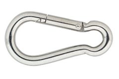 Karabijnhaak C-DIN 5299 70x07 mm rvs AISI 316