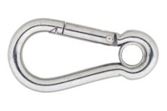 Karabijnhaak met Kous C-DIN 5299 50x05 mm rvs AISI 316