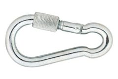 Karabijnhaak met Schroef C-DIN 5299 50x05 mm rvs AISI 316