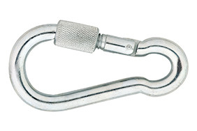 Karabijnhaak met Schroef C-DIN 5299 80x08 mm rvs AISI 316