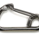 Karabijnhaak Asymmetrisch 61 mm rvs AISI 316