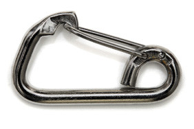 Karabijnhaak Asymmetrisch 61 mm rvs AISI 316