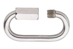 Noodschalm met schroef 03 mm rvs AISI 316